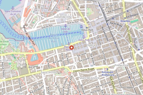 Map showing Le Pelle-Mele in Marseille