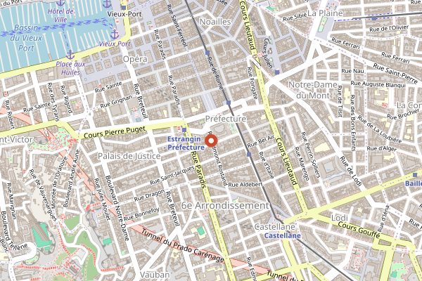 Map showing Oh Faon in Marseille