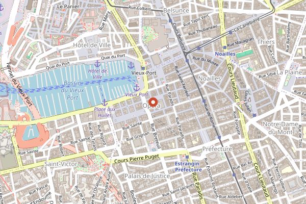 Map showing Deep Coffee Roasters in Marseille