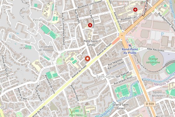 Map showing AM par Alexandre Mazzia in Marseille
