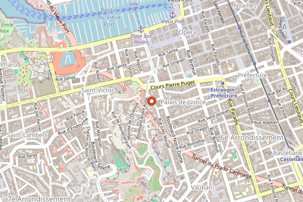 Map showing Carry Nation in Marseille