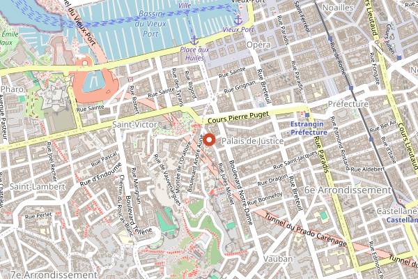 Map showing Carry Nation in Marseille