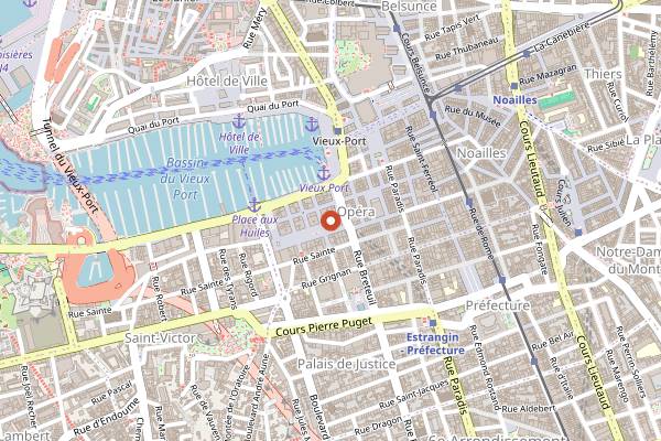 Map showing Polikarpov in Marseille