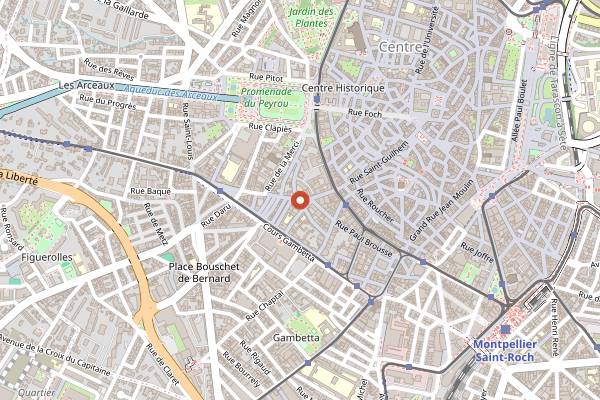 Map showing Ikonka in Montpellier