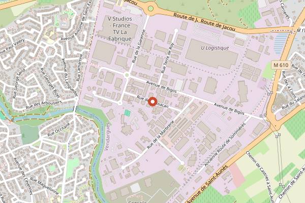 Map showing Fauve Craft Bière in Montpellier