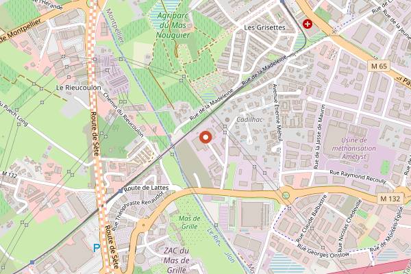 Map showing SOMI in Montpellier