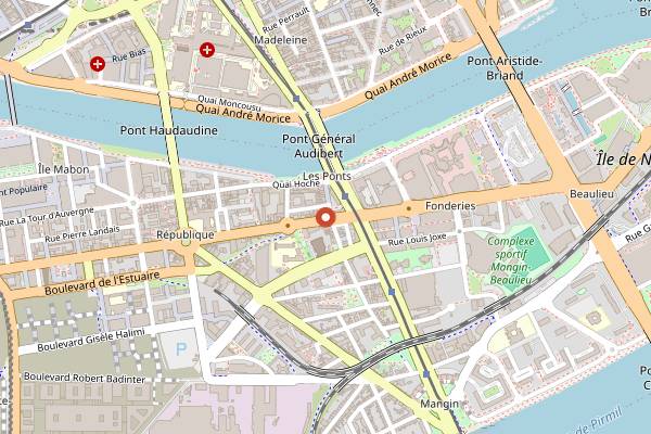 Map showing Barnabé in Nantes
