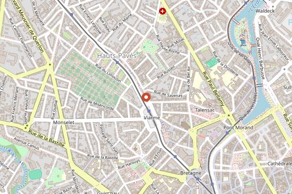 Map showing Rosemary in Nantes