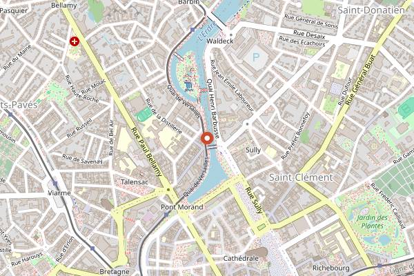 Map showing Les petites cagettes in Nantes