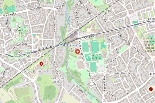 Map showing Natura, le salon bio in Nantes