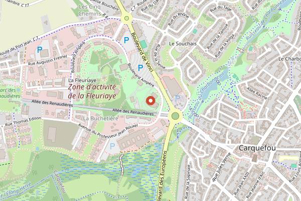 Map showing Salon Vinomédia Nantes in Nantes