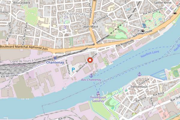 Map showing Little Atlantique Brewery in Nantes