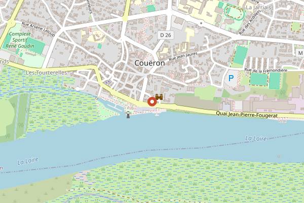 Map showing Marché de Zola in Nantes