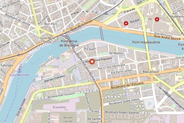 Map showing Lulu le Bistrot in Nantes