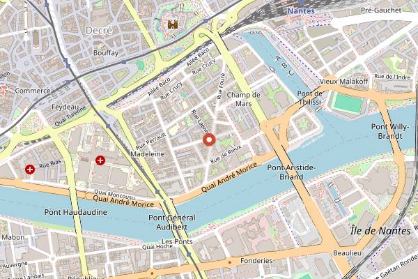 Map showing Sølheim in Nantes