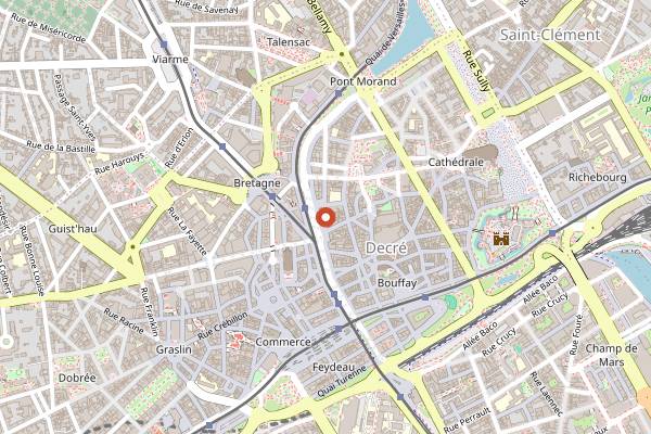 Map showing Kusadasi in Nantes