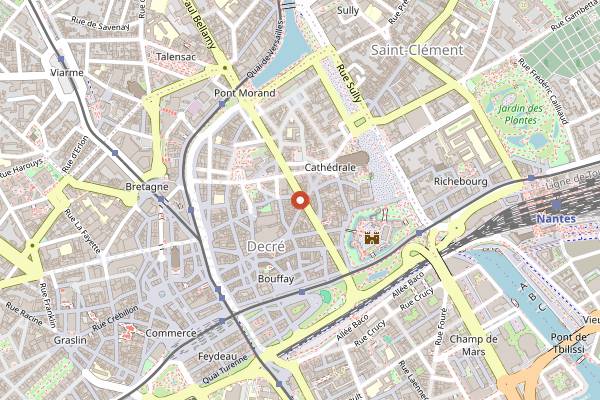 Map showing OHMYFISH in Nantes