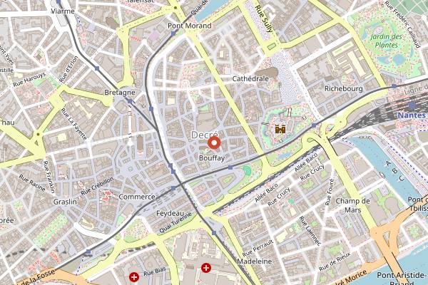 Map showing Oléa in Nantes