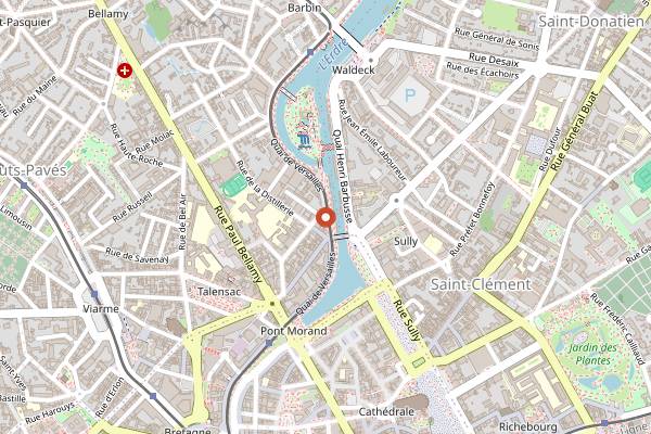 Map showing Shan Dao in Nantes