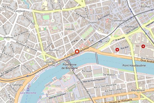 Map showing Muscadothèque in Nantes