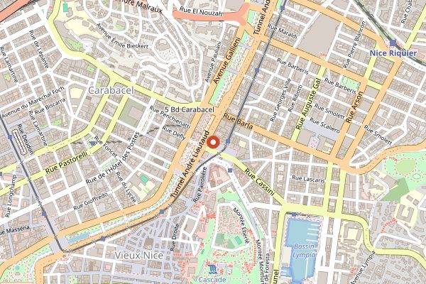 Map showing Little Boho in Nice