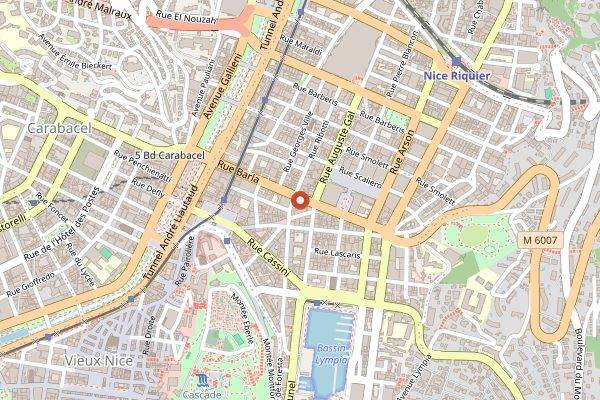 Map showing Patisseries LAC Espresso in Nice