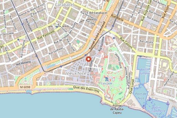 Map showing Koko Green in Nice