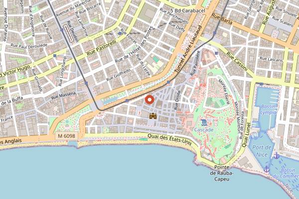 Map showing Berco in Nice
