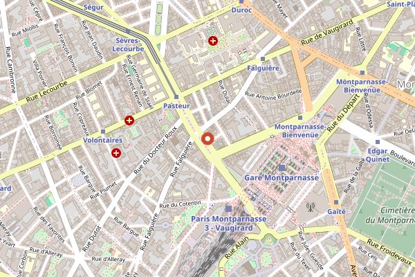 Map showing Des Gâteaux et du Pain in Paris