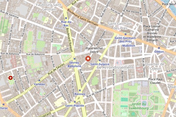 Map showing Poilâne in Paris