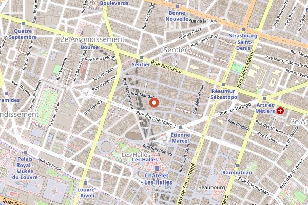 Map showing Stohrer in Paris