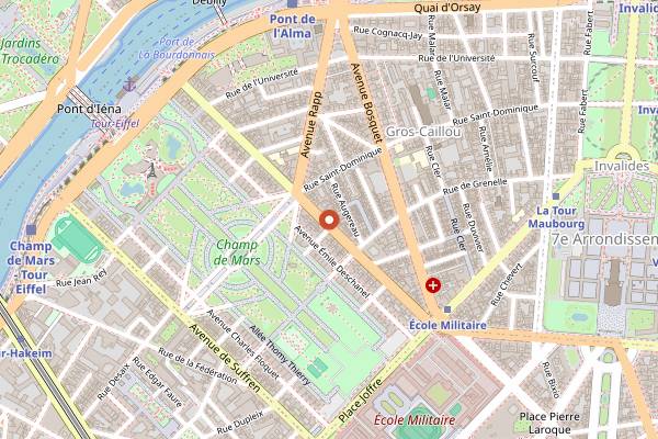 Map showing Cucina Eat in Paris