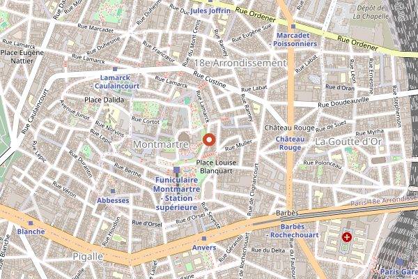 Map showing Hardware Société in Paris