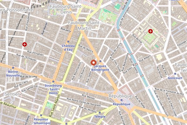 Map showing Holybelly 5 in Paris