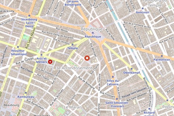Map showing Season in Paris