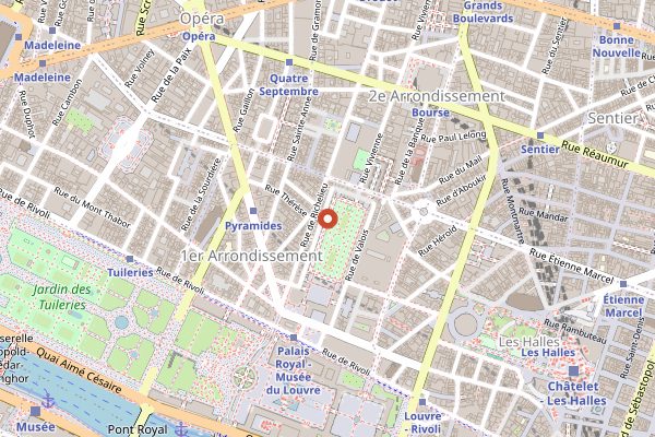 Map showing Café Kitsuné in Paris