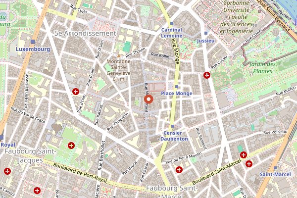 Map showing Dose Dealer de Café in Paris