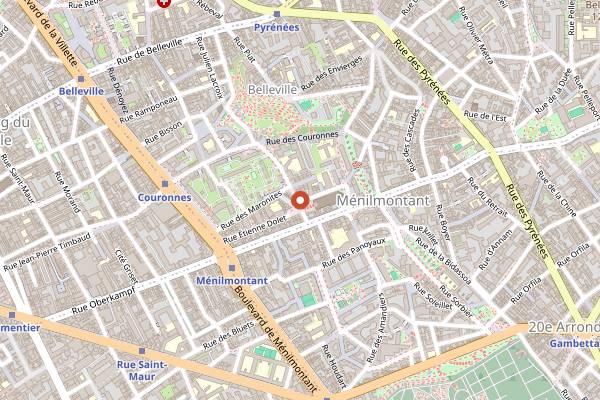 Map showing Dilia in Paris