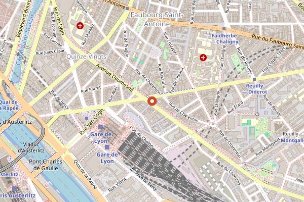 Map showing L'Arrosoir in Paris