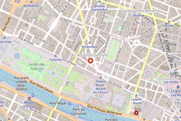 Map showing Zen in Paris