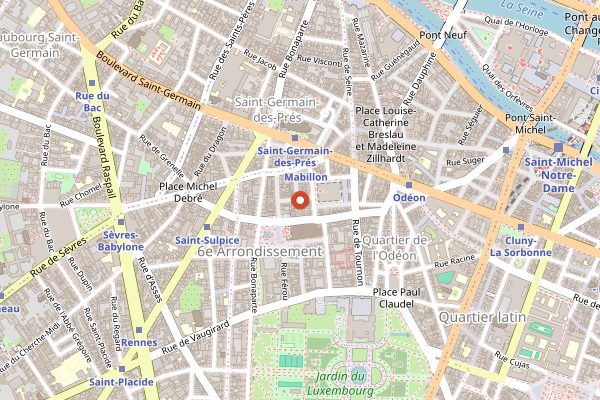 Map showing Abattoir Végétal in Paris