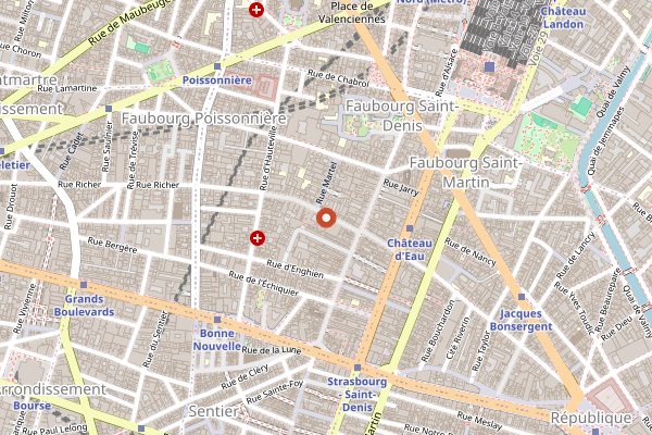 Map showing Jah Jah in Paris