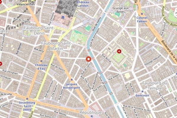 Map showing Sol Semilla in Paris