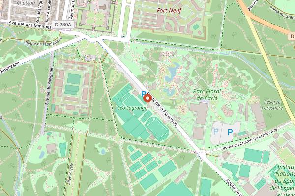 Map showing Barbecue Fair Paris (Barbecue Expo) in Paris
