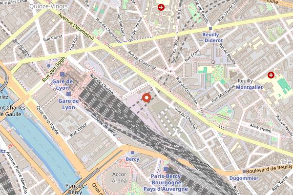 Map showing Paris Beer Festival in Paris