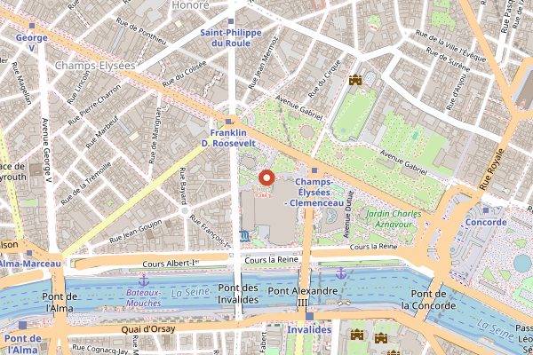 Map showing Taste of Paris in Paris