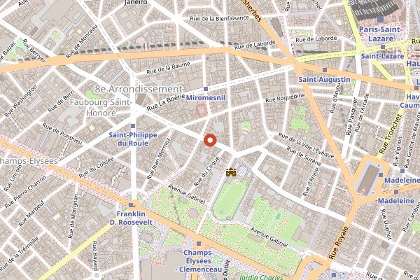 Map showing Épicure in Paris