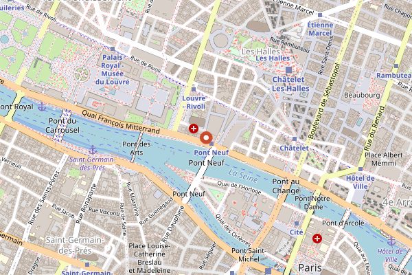 Map showing Plénitude in Paris