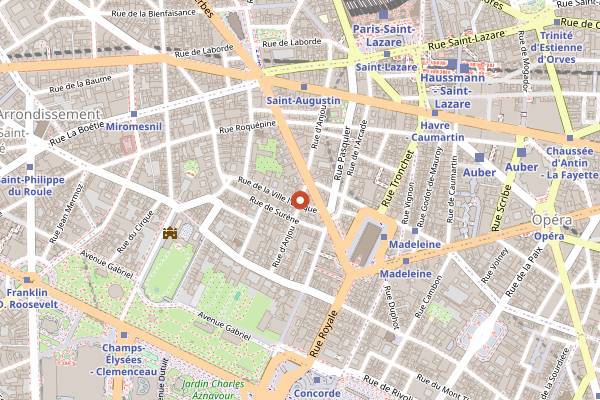 Map showing Le Café du Coin in Paris