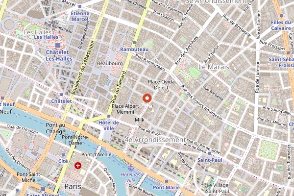 Map showing Freedj in Paris